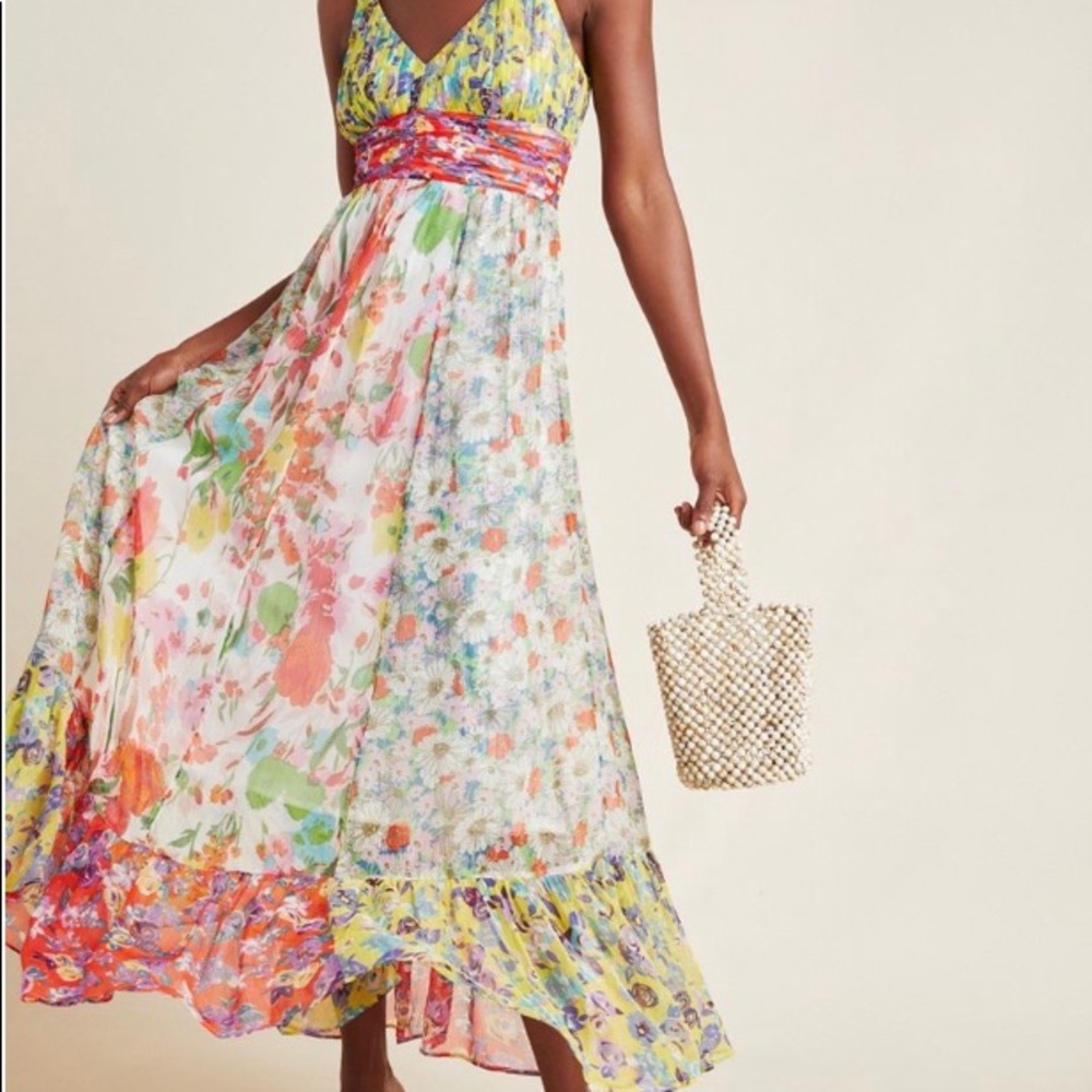 Anthropologie maxi dress